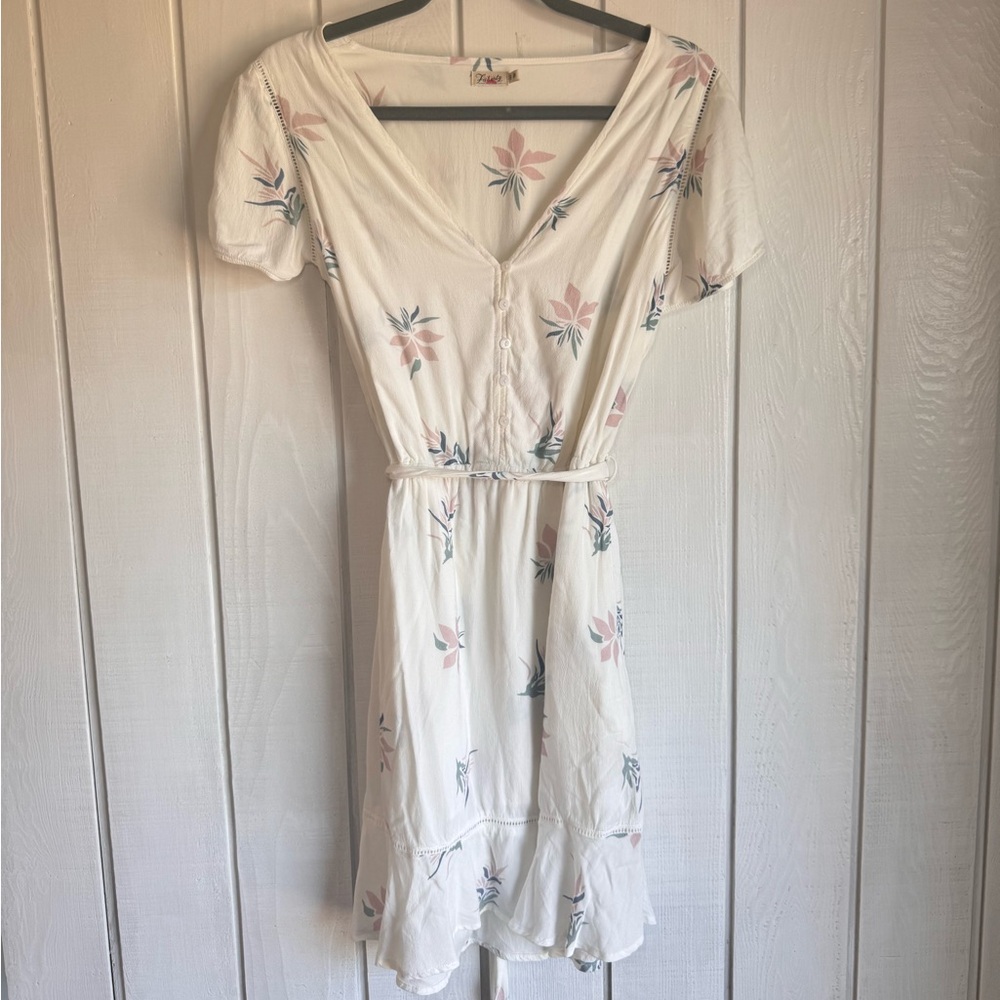 Faherty Floral Mini Dress